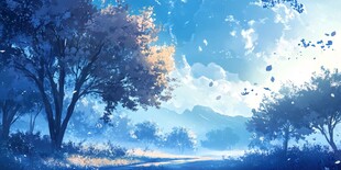 恋爱漫画雨停之前封面展示雨中撑伞